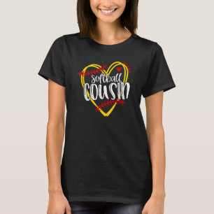 Womens Softball Cousin Family Softball  for Women T-Shirt