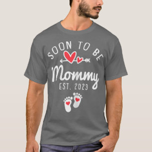 Womens Soon To Be Mummy 2023 Mothers Day Pregnancy T-Shirt