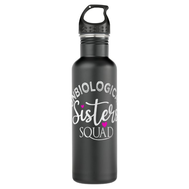 Womens Soul Sisters is Bestie Friends Being an UNB 710 Ml Water Bottle (Front)