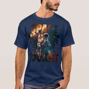 Womens Space ourist Outer Space Outer Space Astron T-Shirt