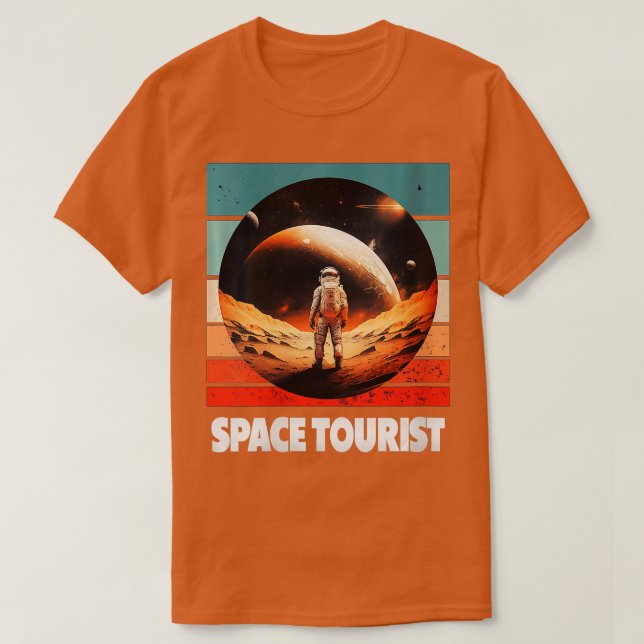 Womens Space ourist Outer Space Outer Space Astron T-Shirt (Design Front)