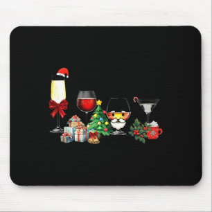 Womens Spellbind Wine Gl Of Santa Claus Gift Chris Mouse Pad