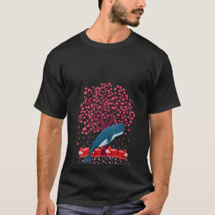 Womens Sperm Whale Fish Funny Sperm Whale Valentin T-Shirt