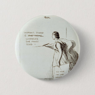 Women's Sphere Revised 6 Cm Round Badge