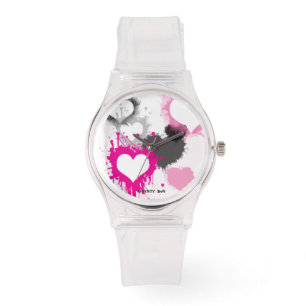 WOMEN'S SPORTY PINK LIBERTY DOG WATCH - JEWELRY