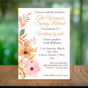 Women's Spring Retreat Wildflower Social Media Invitation
