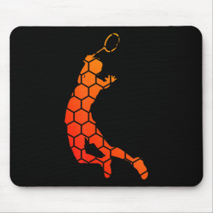 Womens Squash Shuttle Badminton Badminton Player  Mouse Pad
