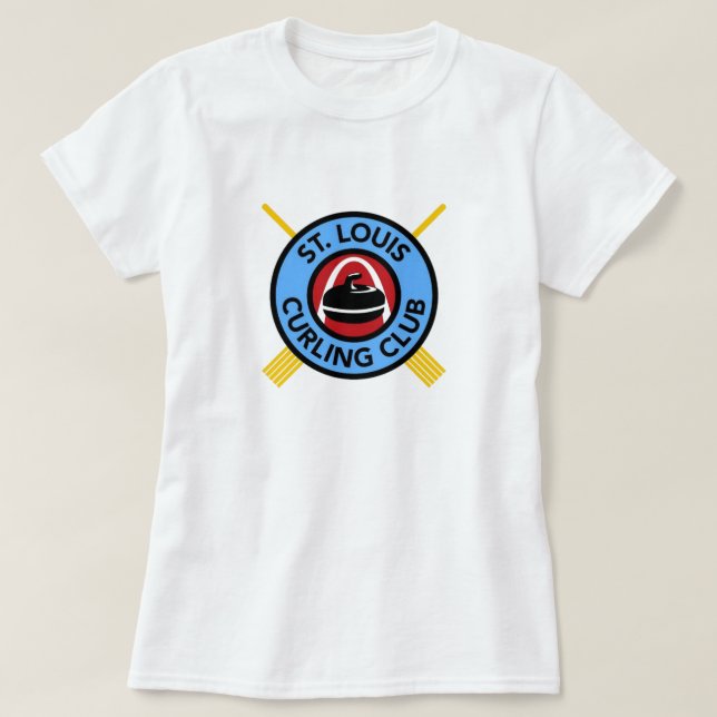 Women's St Louis Curling Club T-Shirt (Design Front)