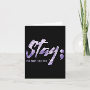Womens Stay Your Story Is Not Over Mental Health S Card