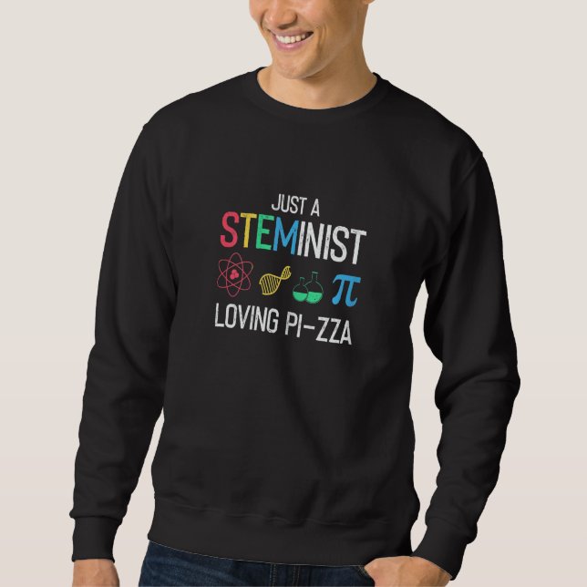 Womens Steminist Science Designs For Female Stem S Sweatshirt (Front)