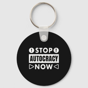 Womens Stop Autocracy Now Across The Usa V-neck  Key Ring