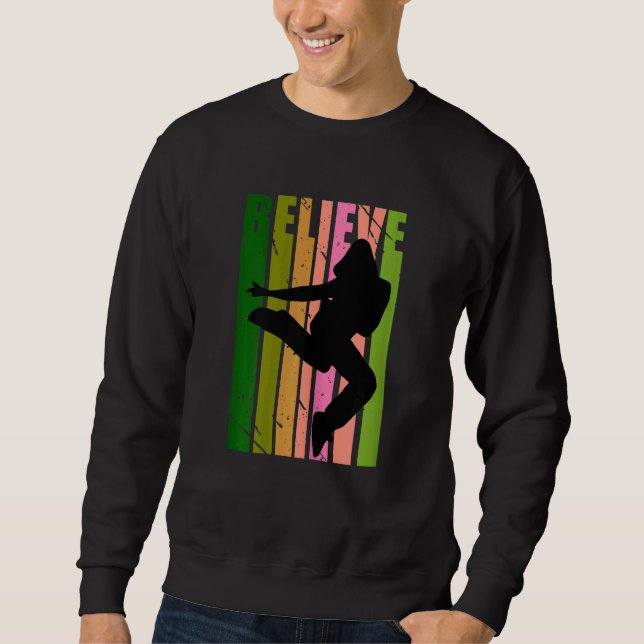 Womens Street Dancer Dancing Motivational Breakdan Sweatshirt (Front)