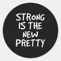 Womens Strong Is The New Pretty Shirt - Gym Motiva