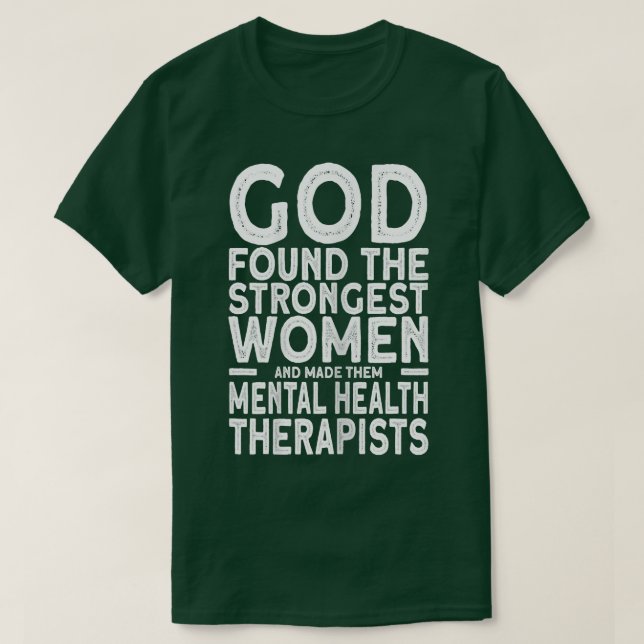 Womens Strongest Mental Health Therapist 6992 3088 T-Shirt (Design Front)