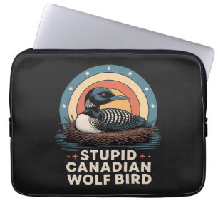 women's stupid canadian laptop sleeve