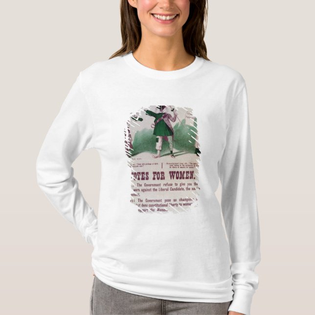 Women's Suffrage Poster T-Shirt (Front)