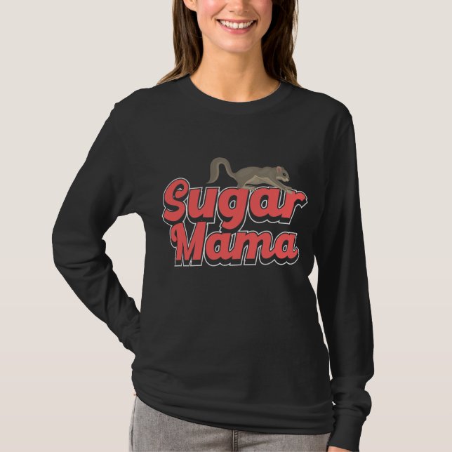 Womens Sugar Mama Sugar Glider  T-Shirt (Front)