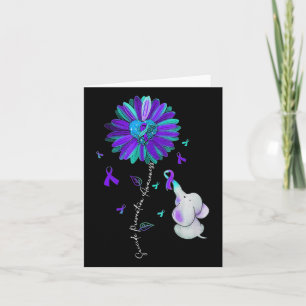 Womens Suicide Prevention Awareness Week Ribbon Su Card
