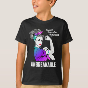 Womens Suicide Prevention Awareness Week Warrior U T-Shirt