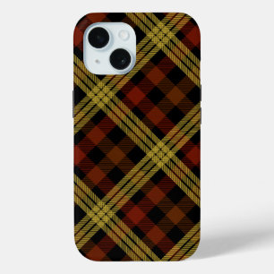 Women's Summer Gingham Checked Plaid iPhone 15 Case