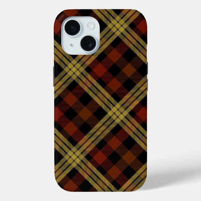 Women's Summer Gingham Checked Plaid  Case-Mate iPhone Case (Back)