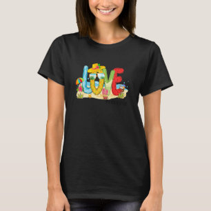Womens Summer Love Nonnilife  Nonni Love Beach Vac T-Shirt