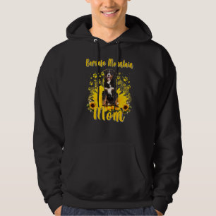 Womens Sunflower Bernese Mountain Mum Dog Mother' Hoodie