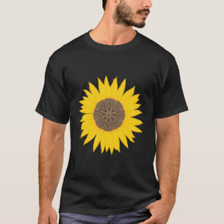 Women'S Sunflower Sunflowers Bouquet Spring Yellow T-Shirt