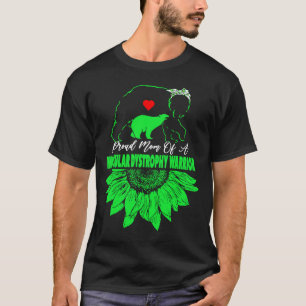 Womens Sunflower Warrior Muscular Dystrophy Awaren T-Shirt