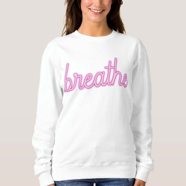 Womens sweatshirt "Breath" (Front)