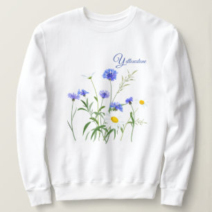 Women's Sweatshirt-Yellowstone Wildflowers Sweatshirt