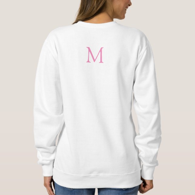 Womens Sweatshirts Clothing Back Design Apparel (Back)