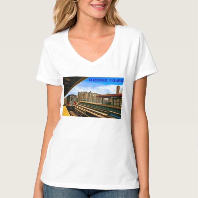 Women's t-shirt 233rd subway (Front)
