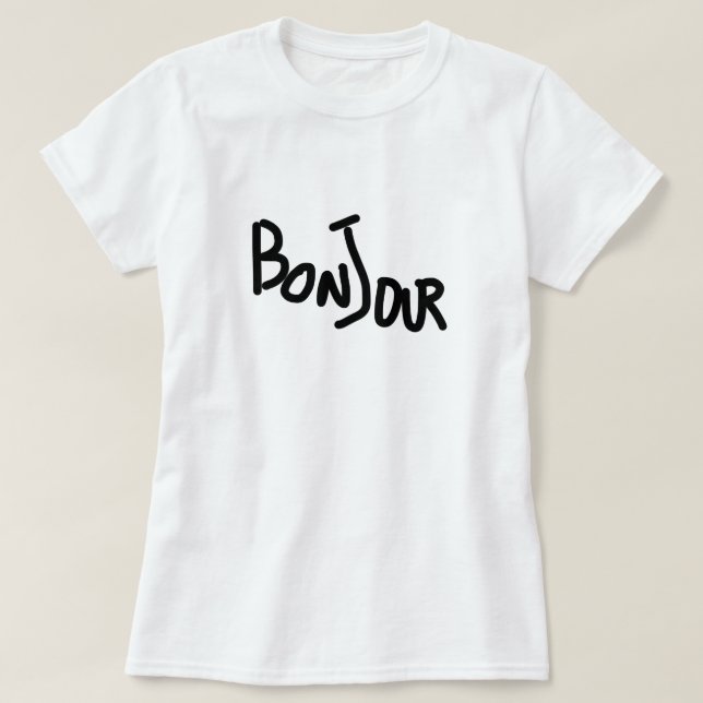 Women's T-Shirt Bonjour (Design Front)