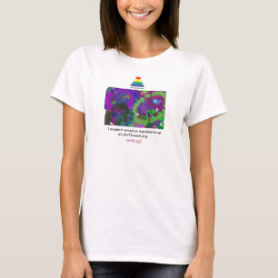 Women's t-shirt for creative expression