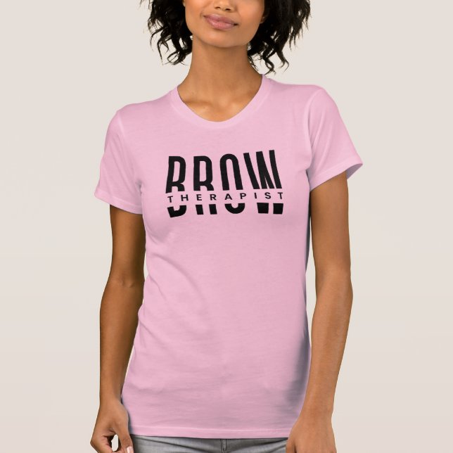 Women's t-shirt for eyebrow artists (Front)