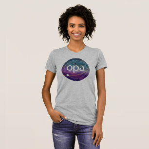 Women's T-shirt OPA Logo colourful wash