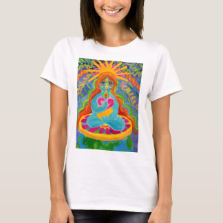 Womens T-Shirt Original Artwork Bright Colours