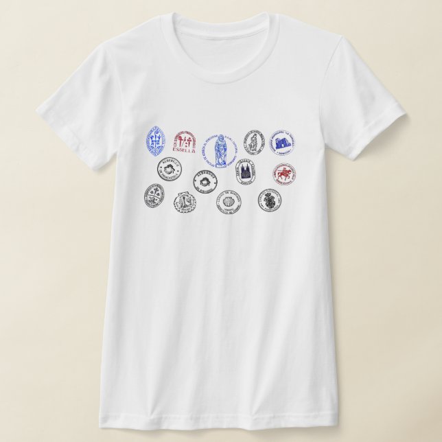 Women's T-Shirt Saint James Way (Laydown)