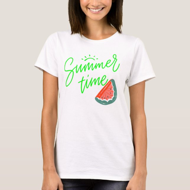 women's t-shirt Summer Time (Front)