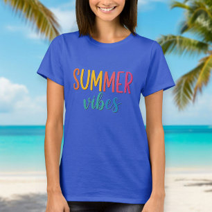 Women's T-shirt, Summer Vibes, gift for her T-Shirt