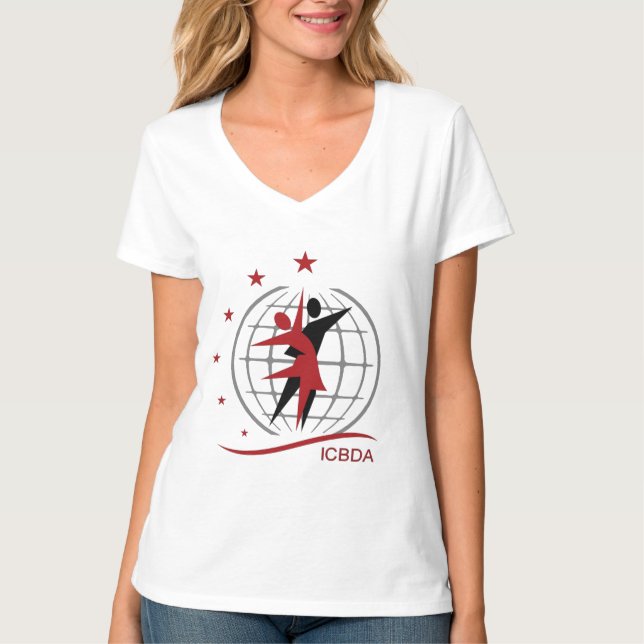 WOMEN'S T SHIRT V NECK (Front)