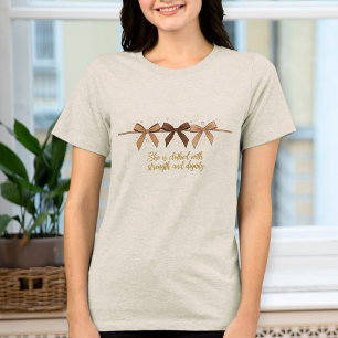  Women's T-shirt with Bible Verse - Trendy  Tri-Blend Shirt