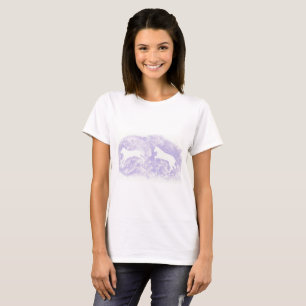 Women's T-shirt with Jumping Horses