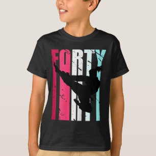 Womens Taekwondo 40th Birthday Martial Arts Karate T-Shirt