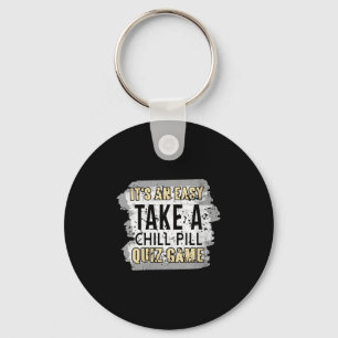 Womens Take A Mind Pause Funny Relax Quiz Game Lin Key Ring