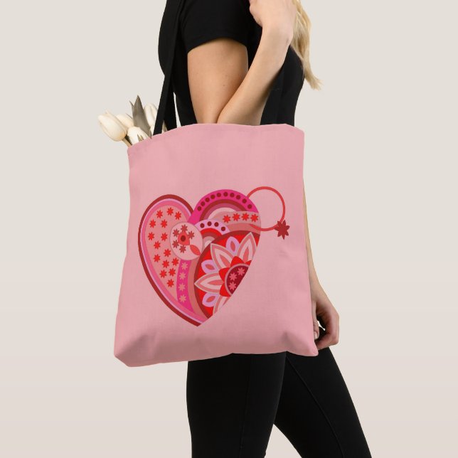 Women's Tank Top Tote Bag (Close Up)