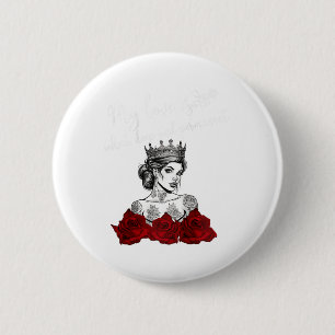 Womens Tattooed Single Woman Inked Woman For Anti  6 Cm Round Badge