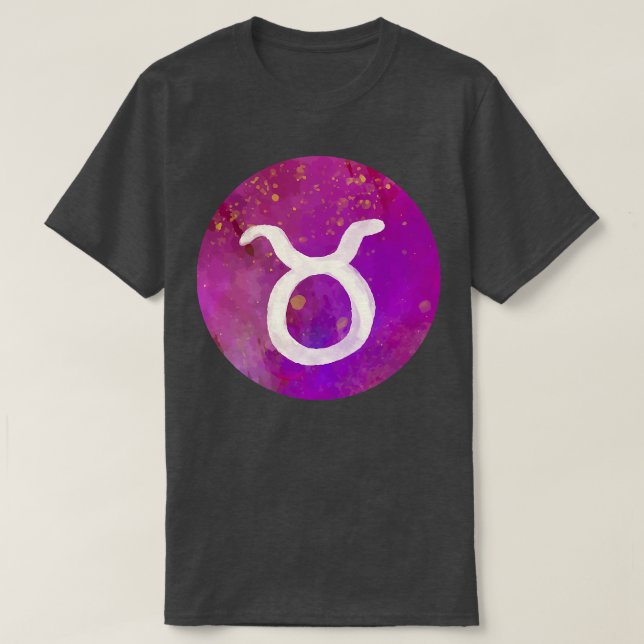 Womens Taurus Astrology Horoscope  Women Teens Bac T-Shirt (Design Front)