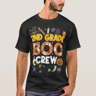 Womens Teacher Halloween Women Men Kids 2nd Grade T-Shirt